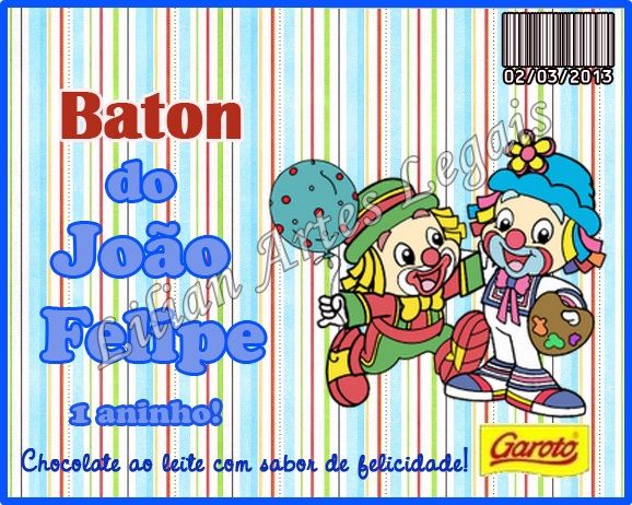 60 rótulos para baton